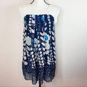 Crystal  Candy Print Layered Dress